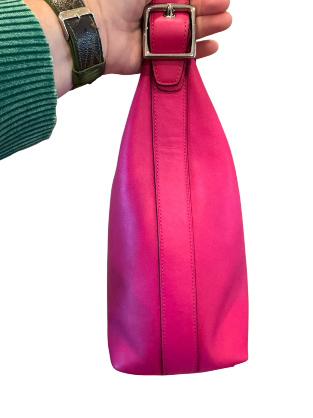 Coach - Legacy Leather Duffle - Fuchsia - 2012 #19889 EXCELLENT CONDITION - Picture 6 of 11